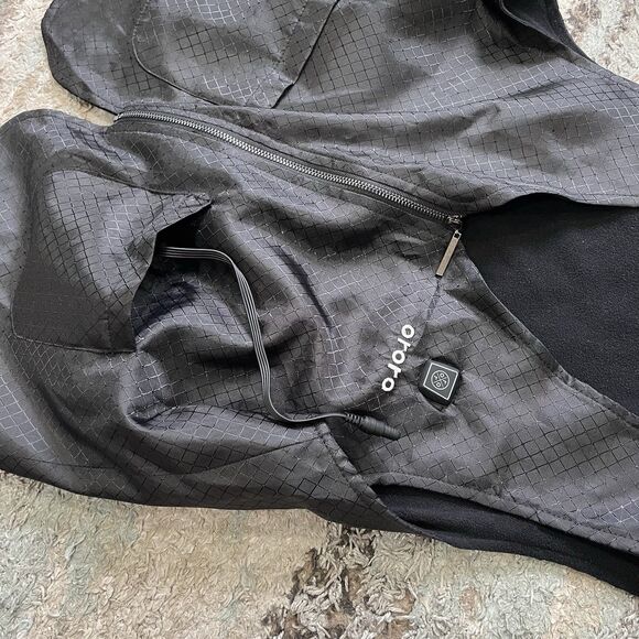 Ororo Heated Vest Womens Size Large Black Full Zip Sleeveless With Battery - Picture 3 of 8